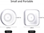 Washable Hot Sale Portable Collection Line Mini Wall Socket Paster Nano Stickers Gel Pads
