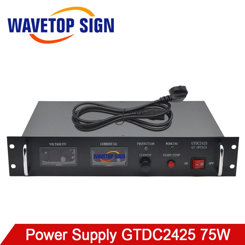 WaveTopSign 75W Laser Power Supply GTDC2425 75W Match with GTPC-75S Laser Diode WT06107003