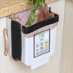 Web celebrity hot style kitchen folding garbage can truck mounted garbage can household table top garbage can