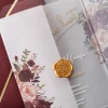 Wedding Card Set Acrylic Invitation Cards Transparent Plexiglass Wedding Invitations with Vellum Cover