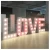 Import Wedding dinner party banquet decoration waterproof marquee RGB 3D lights alphabet letter electronic signs from China