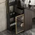 Import Western Style Design Gold Stainless Steel Frame Home Black Wine Cabinet High Bar Counter For Home from China
