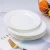 Import Western Style Hotel Restaurant Used White Porcelain Serving Plate Custom Logo Cheap Modern Ceramic Dinner Plate from China