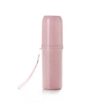 Wheat Straw Toothbrush Case of Bathroom Accessory Set Portable Travel Toothbrush Cup Wheat Straw Case Toothpaste Holder