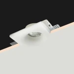 White Gypsum Led Lighting Recessed Trimless Spotlight