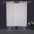 Import White Polyester Sheer Voile Burnout Curtain Wholesale Ready Made Curtain from China