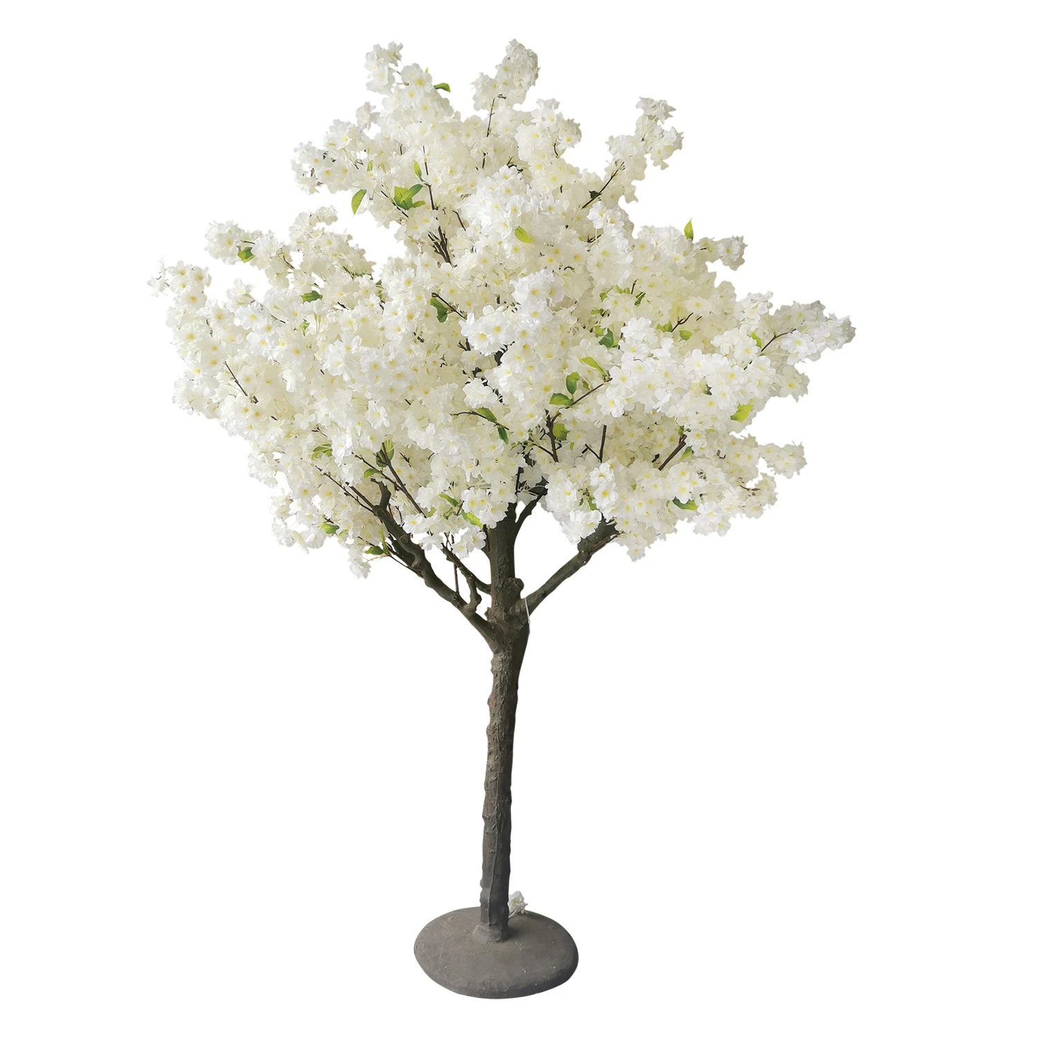 wholesale 1.5m high Artificial Indoor cherry blossom tree weeding table red cherry blossom tree