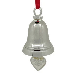 Wholesale 2020 new product Christmas ornament metal  bell christmas decoration supplies