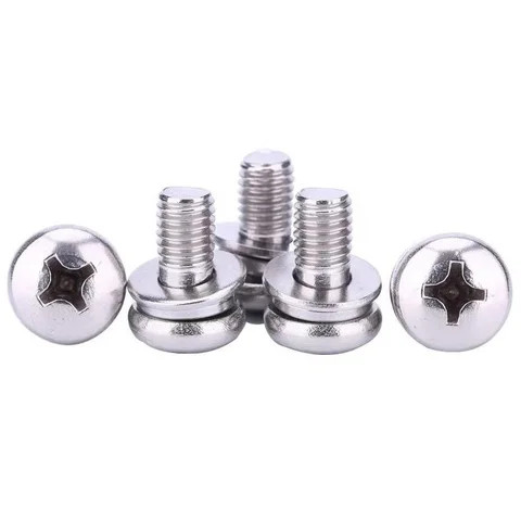 Buy Wholesale 304 Stainless Steel Combination Screw Round Head Three ...