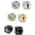 Import Wholesale 316l Stainless Steel Zircon Magnetic Piercing Ear Studs Body Piercing Jewelry from China