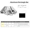 wholesale 6061 t6 aluminum Rectangle bar aluminum profile for construction building