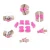 Import Wholesale 6Pcs/Set Cycling Roller Skating Sport  gear Kids Pink Knee Elbow Wrist Protective Pads from China