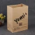 Import Wholesale baked bread kraft paper bag square bottom grease proof paper bag fixed pastry packing paper bag from China