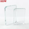 Wholesale blank Crystal glass cube Laser engraving supplies for custom crystal photo frame Wedding gift
