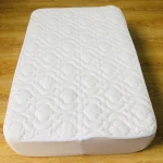 Wholesale cheap  hospital PVC waterproof mattress protector fitted cover with elastic bed cover waterproof-woven fabrics