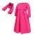 Import Wholesale Children Girls Dress Casual Abaya Two Pieces Girl Wedding Long Sleeve Islamic Clothing Muslim Dresses from China