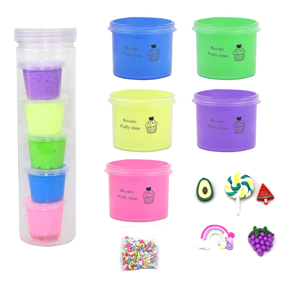 Wholesale Cotton Mud Slime Plasticine Stress Relief DIY Slime Toy Clay Education Craft Slime kit