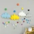 Import wholesale custom desgin colorful Felt Cloud Shape room decoration baby mobile parts Hanger from China