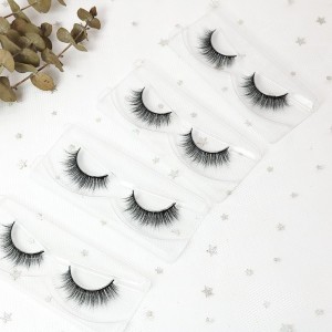 Wholesale Custom Eyelashes Natural Biodegradable False Eyelash 3D 100% Vegan Eyelash