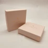 Wholesale Custom Logo Light Pink Cardboard gift box packaging