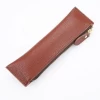 Wholesale Custom Multi-Function Genuine Leather Pen Pouch With Zipper Business People