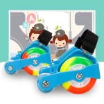 Wholesale Customized ABS Inline Roller Skates Professional for Adult and Teenager Flashing roller