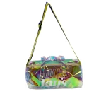 Wholesale Customized Recycled Transparent Clear Pvc Duffle Neon Gym Clear Crossbody Pvc Bag