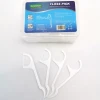 Wholesale dental floss pick, floss toothpick, dental floss toothpick 50pcs