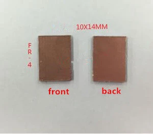 wholesale double Side 10*14mm FR-4 Glass fiber Blank Copper Clad Circuit Board Universal Prototype PCB