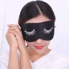 Wholesale Embroidery Travel Eye Cover Sleeping Silk Eye Mask
