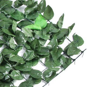Wholesale Garden Plastic Artificial Plants Leaves Fence Ornaments Landscaping Artificial Fence for Decoration