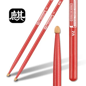Wholesale HanFlag Qi Series Colored 7A  red Drumsticks