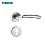 Wholesale hollow tube lever door handle for interior internal wooden door
