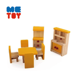 Wholesale kids DIY dollhouse furniture set