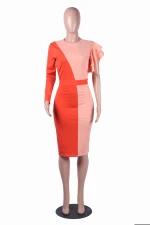 Wholesale ladies summer sleeveless casual dress women formal office elegant collar midi dresses