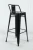 Import wholesale modern industrial stackable vintage dining restaurant iron metal chair from China