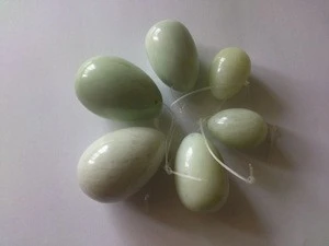 wholesale natural semi-precious stone eggs jade eggs