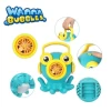 Wholesale new kid toy electric bubble machine bubbles blower plastic children play soap animal bubble maker