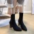 Import Wholesale new style pointed toe high heel fashion all-match breathable flying woven womens sock boots from China