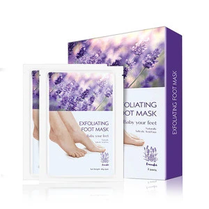 Wholesale OEM Private Label 2020 Best Selling Feet Dry Skin Moisturizing Exfoliating Socks Foot Peeling Mask