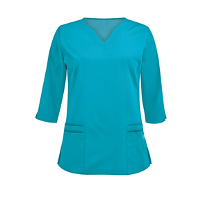 Wholesale OEM/ODM Long Sleeve Nurse Uniform Scrub Tops With Pocket