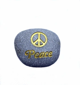 Wholesale Polyresin Stone with Engraved Inspirational Words Crafts