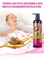 Wholesale Price Body Wash Organic Body Care Argan Oil Skin Lightening Whitening Private Label Shower Gel
