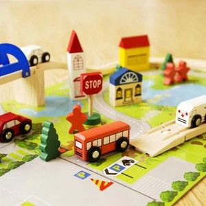 Wholesale Railway Wood Puzzle Toy