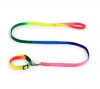 Wholesale Smart Pet Products Nylon Dog Leash Material Rainbow pet harness