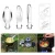 Import Wholesale stainless steel camping tableware set hiking outdoor cutlery knives, forks and spoons from China