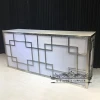 Wholesale stainless steel restaurant furniture cafe bar counter for wedding