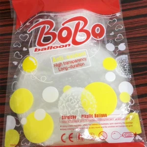 wholesale Transparent New Arrival Item 36 inch Bobo Clear Balloon