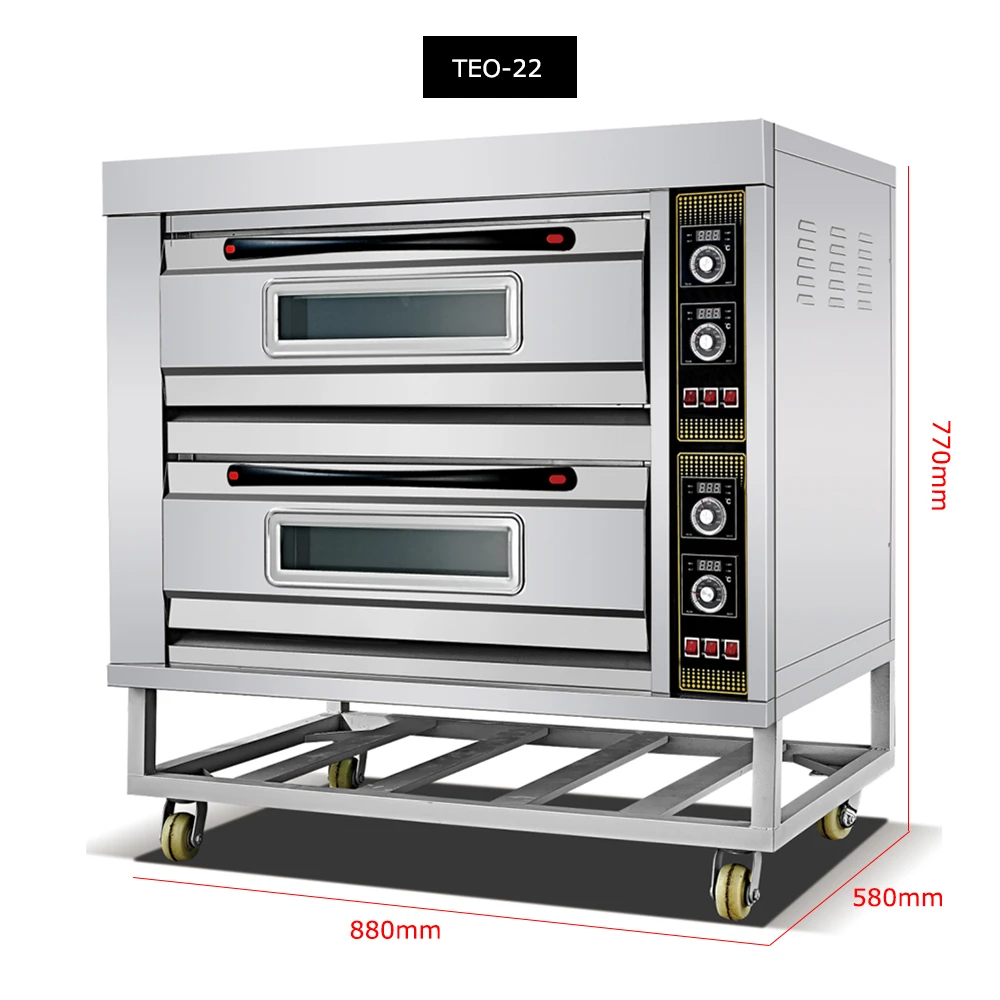 Wholesale two layers Electric bread baking oven french bread bakery equipment cake oven