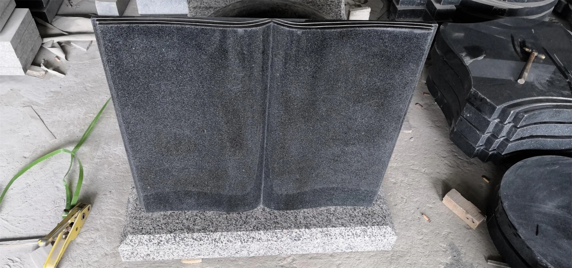 Wholesalers Grey Book Shape Tombstone, Granite Mini Tombstone For Cemetery@